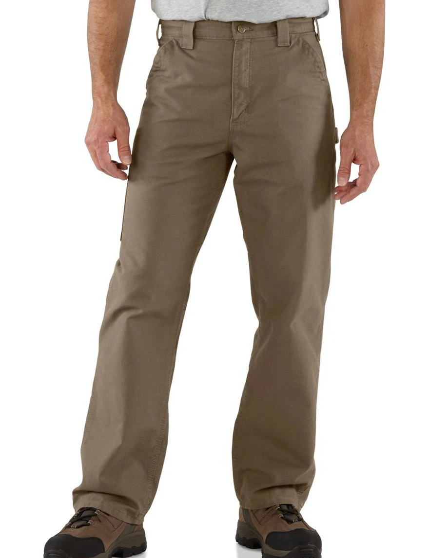 Dungaree Work Pants Canvas Loose Original Fit Light Brown Size 38 by 30 Inches