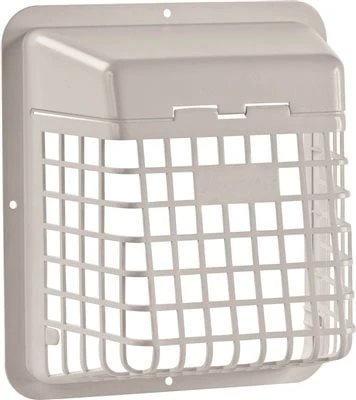 Plastic Universal Hinged Vent Guard, White
