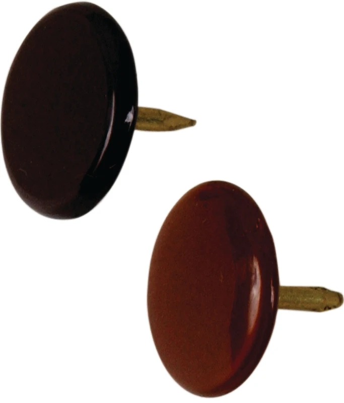 Hillman Brown Thumb Tacks 40 Pk, 23/64 In. Head Diameter, 15/64 In. Shank Length