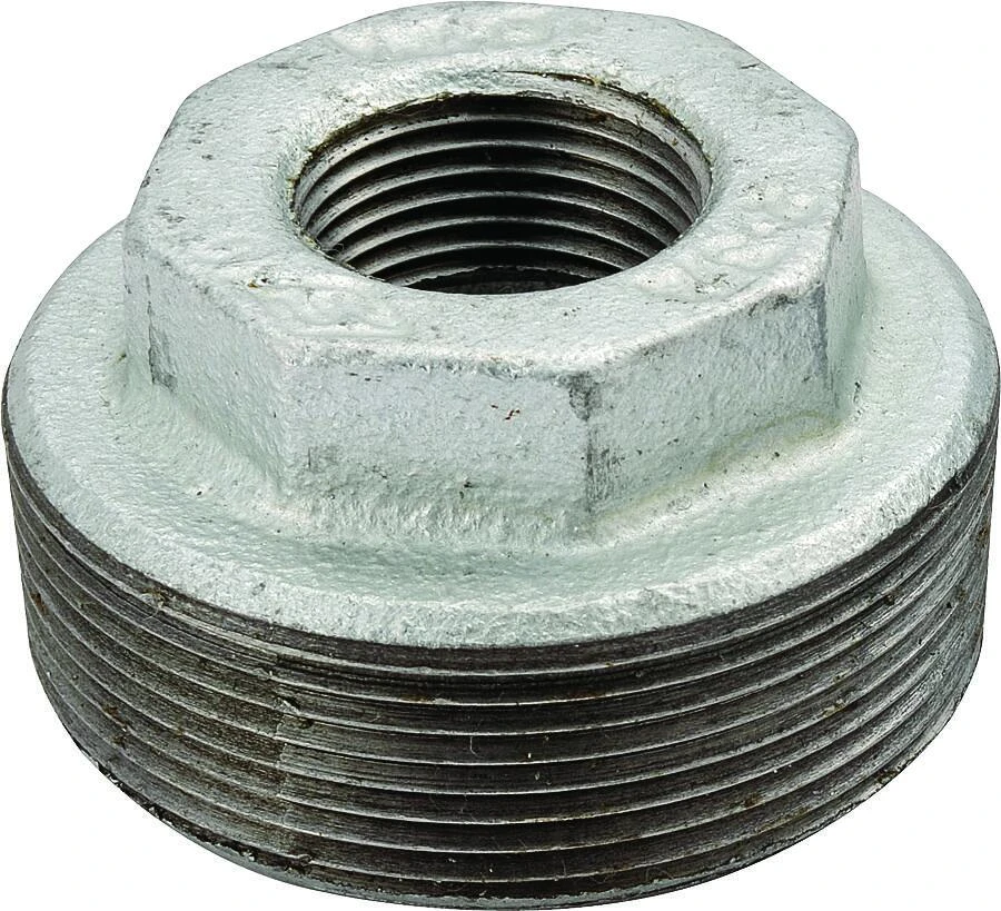 Galvanized Malleable Hex Bushing 3/8 Inch X 1/4 Inch - Model 35-3/8x1/4g