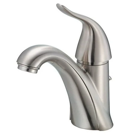 Antioch D225521bn Brushed Nickel Single Handle Bathroom Sink Faucet With Drain