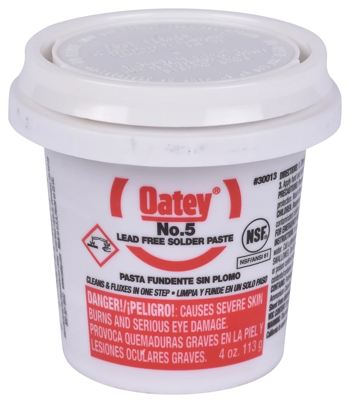 No. 5 Lead-free Paste Flux 4 Ounce For Soldering Metals