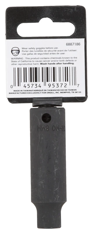 8mm 3/8 Inch Drive Deep Impact Socket - Model Mt6580138