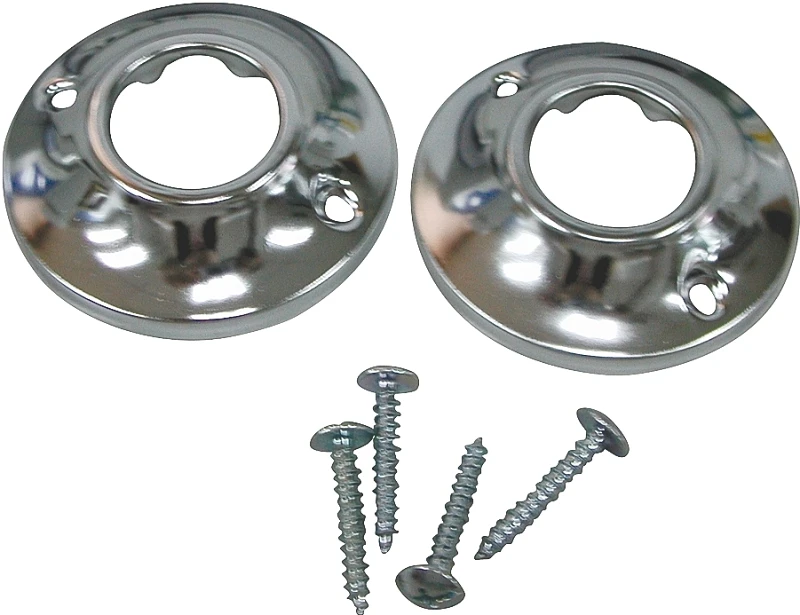 Chrome Shower Rod Flange For 1 Inch Rod - Model Pmb-003