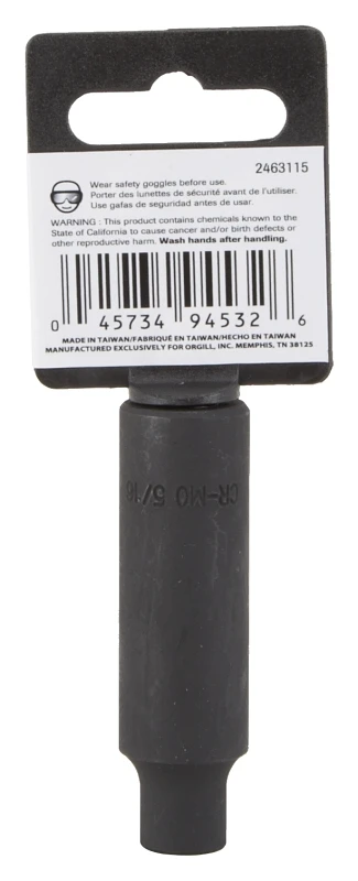 5/16 Inch Deep Impact Socket 3/8 Inch Drive Model Mt6580110