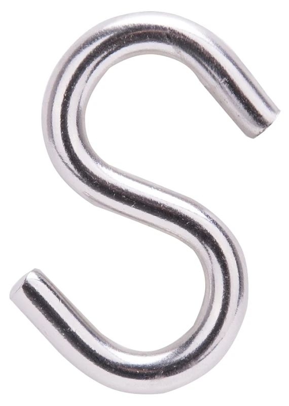 Mintcraft Lr379 2-1/2 In. Stainless Steel Large Open S-hook, Pack Of 10
