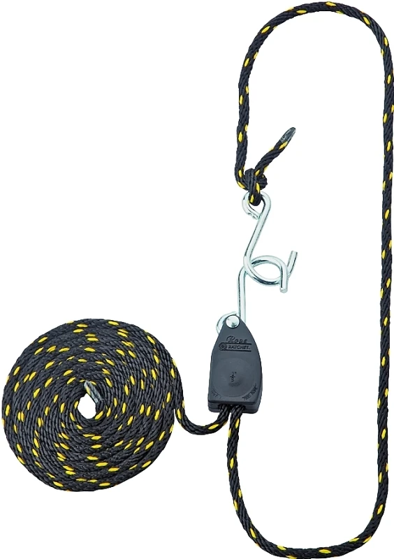 10001-12-oi 6ft Rope Ratchet With S-hook, 75 Lbs Load Capacity