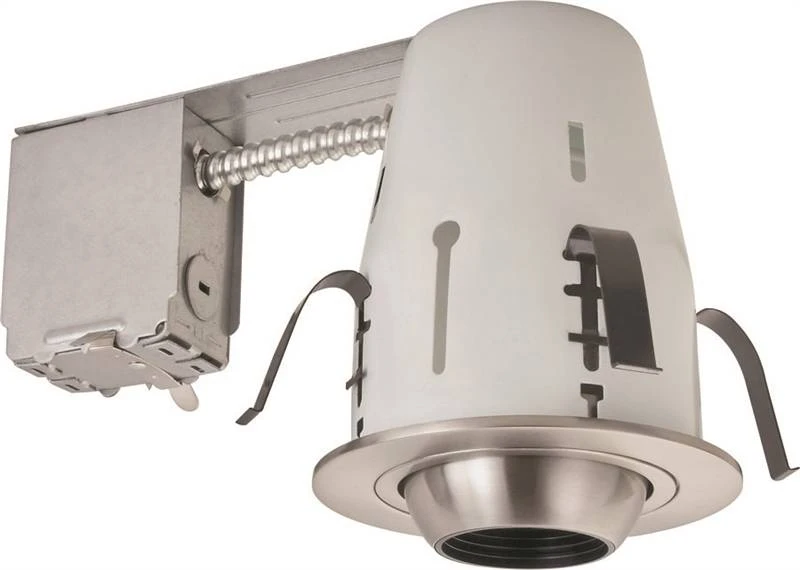 ORGILL, INC Rs2000rg+ Trim405 4-inch Nickel Recessed Light Fixture Kit ...