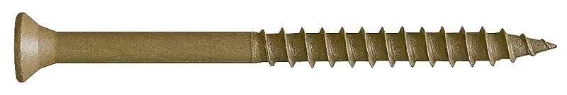 0356179 No. 9 X 3 In. Tan Bugle Head Deck Screws 1750 Pk With T25 Bit