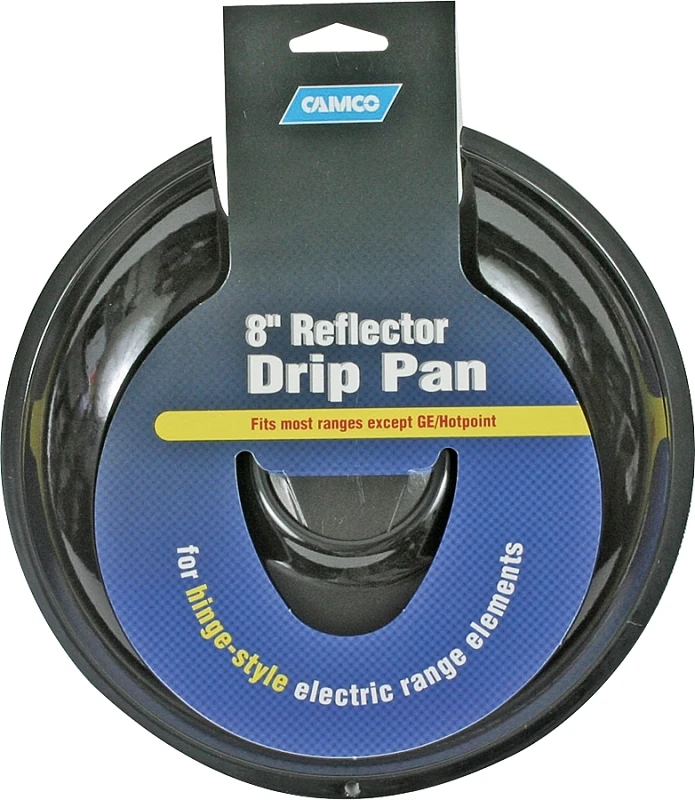 00473 8 Inch Electric Range Drip Pan With Heavy Chrome Plating