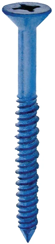 Anchors 624t Flat Head Concrete Screw, 3/16" X 3-1/4", Pack Of 100 With Bits