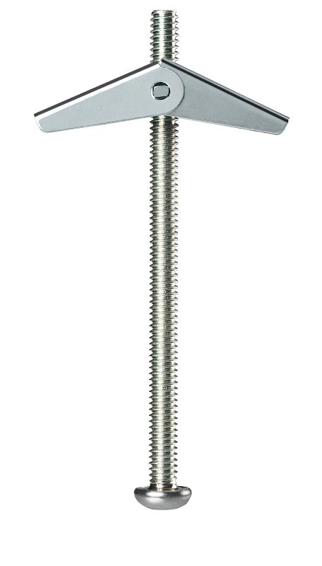 Spring Toggle Bolt 1/8 Inch X 3 Inch Steel Plated 68 Lb Capacity Model 082y