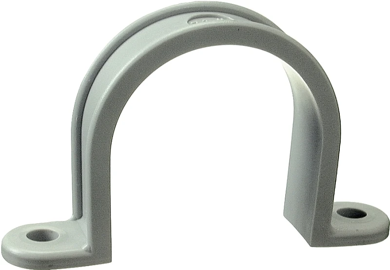 71210b Pvc 2-hole Conduit Strap, 1 Inch, Gray