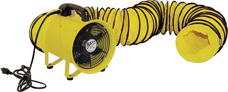 Hvhf 12combo Heavy Duty 12-inch Confined Space Ventilator With 20 Ft Hose