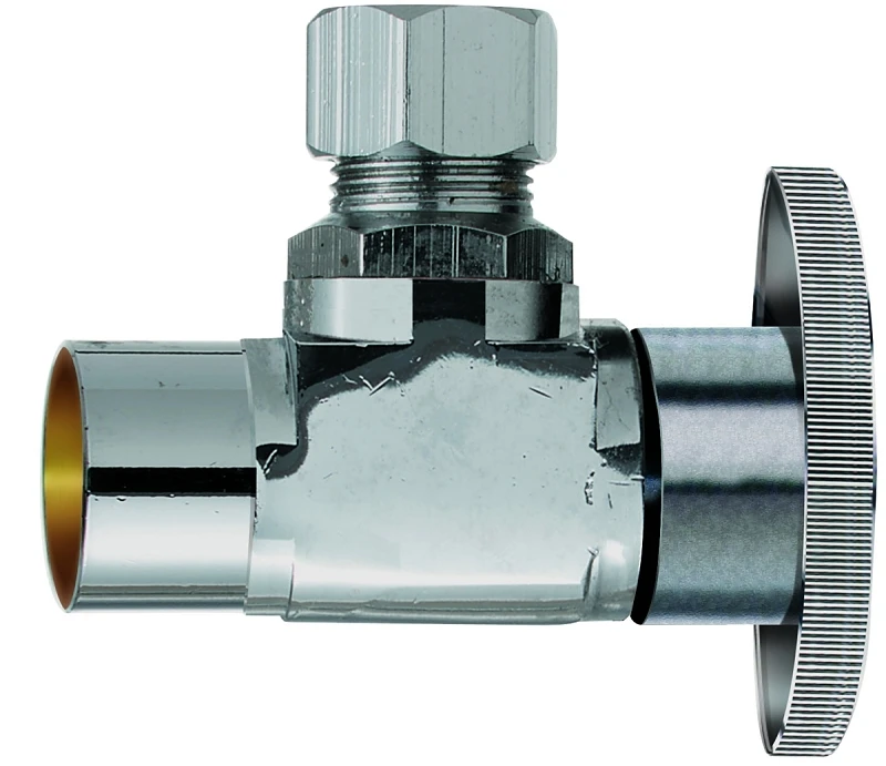 Pp20060lf 1/2 Copper Sweat X 3/8 Compression Angle Valve
