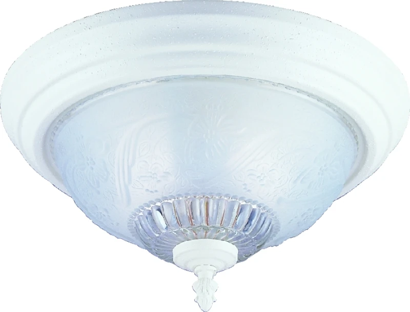 F155ww02-1068ec3l 2-light Flush Mount Ceiling Fixture In Textured White