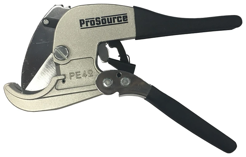 Pro Pe-42-s3l Ergonomic Pvc Pipe Cutter With Ratcheting Mechanism