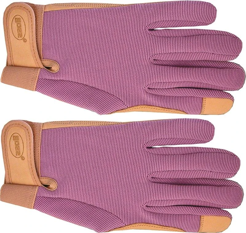 793m Women's Protective Gloves, Medium, Goatskin Leather/spandex, Elastic Cuff, Multi-color