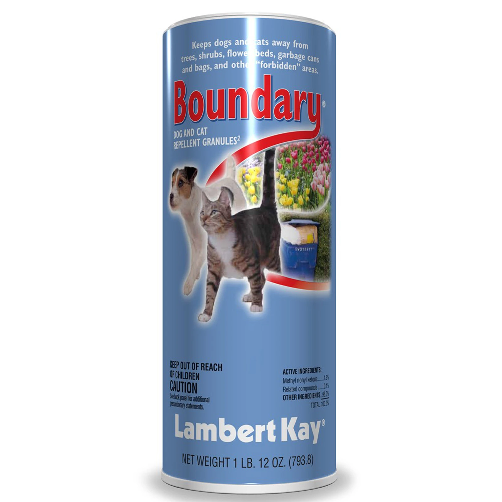 Boundary Dog And Cat Repellent Granules, 28 Ounce Shaker Can