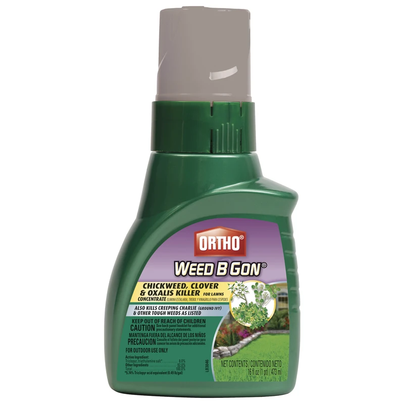 Weed B Gon Chickweed Clover and Oxalis Killer for Lawns 1 Pint Concentrate