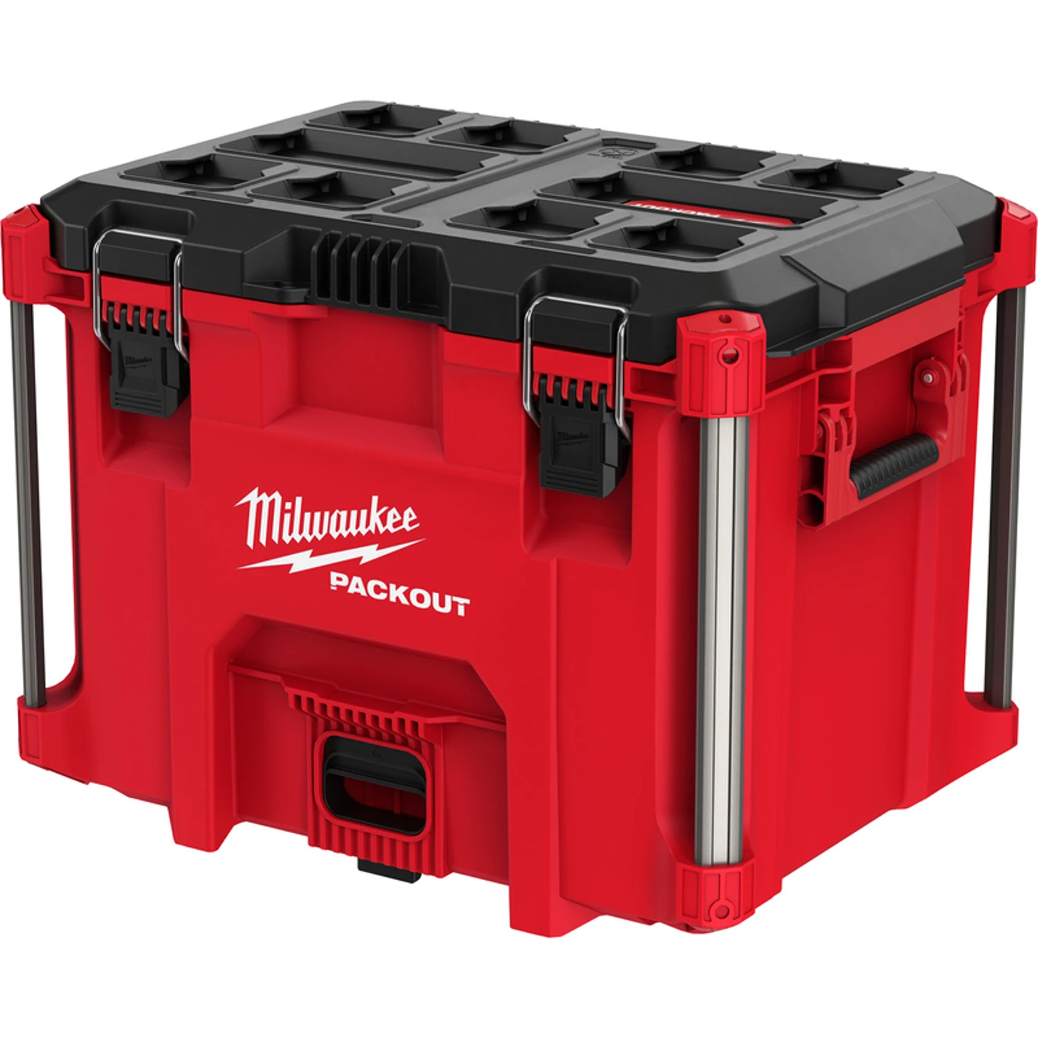 Packout 16.25 In. X 22 In. Xl Toolbox, 100 Lb. Capacity, Black/red
