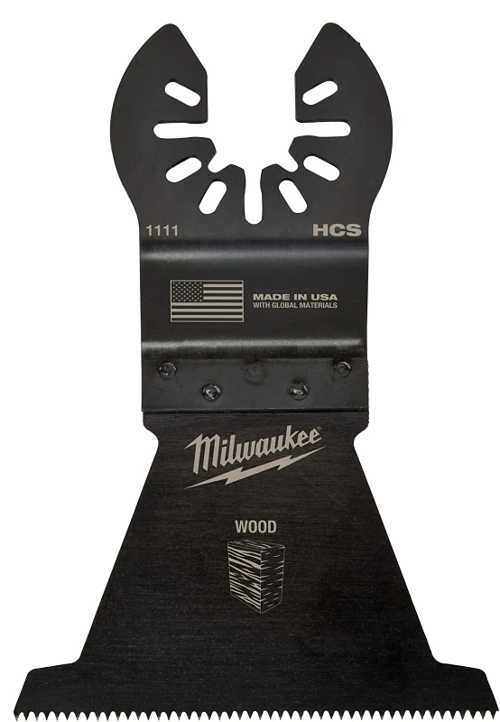 Milwaukee 49-25-1111 Blade, 2-1/2 in, 2 in D Cutting, 18 TPI, HCS Milwaukee 49-25-1111 Blade, 2-1/2 in, 2 in D Cutting, 18 TPI, HCS