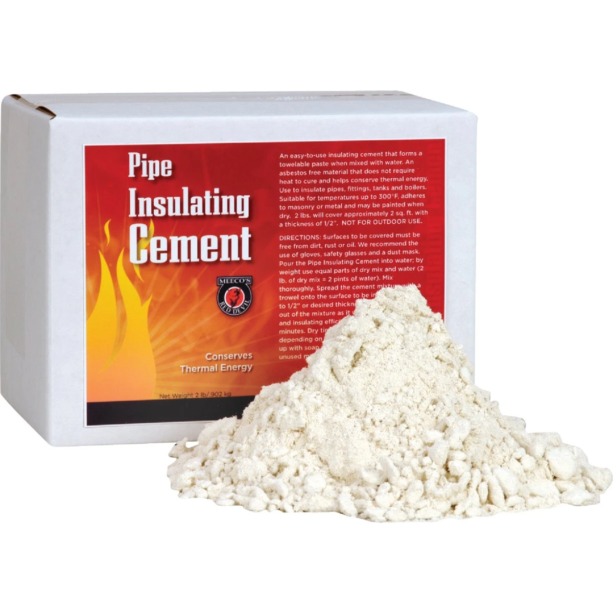 623 Pipe Insulating Cement - 2 Lb For Up To 300°f