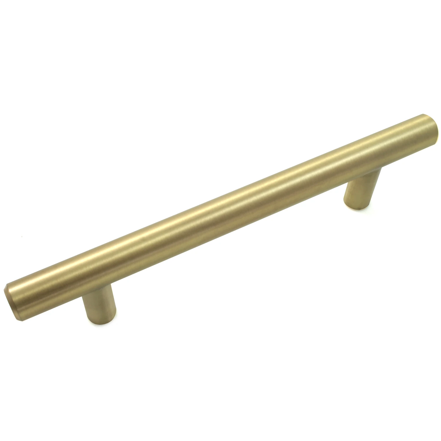 Melrose 3-3/4 In. Satin Brass T-bar Cabinet Drawer Pull - Model 87104