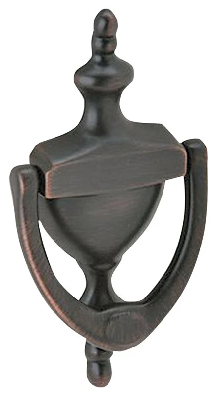Aged Bronze Door Knocker 5-15/16 Inch With 3-15/16 Inch Center