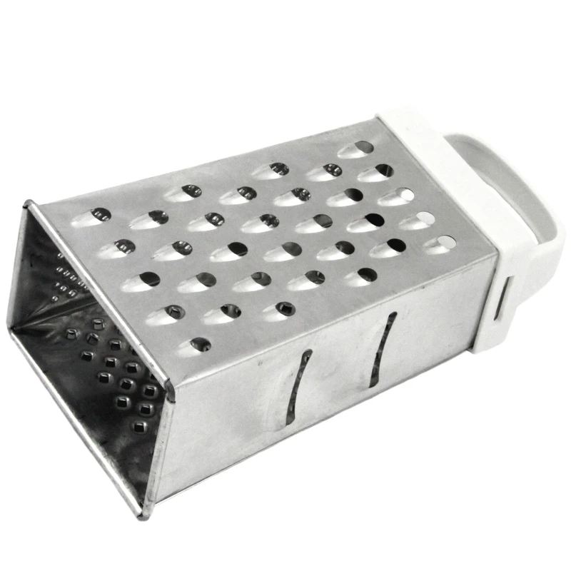 Chef Craft 6 Inch Silver Stainless Steel 4-sided Pyramid Grater Model 20966