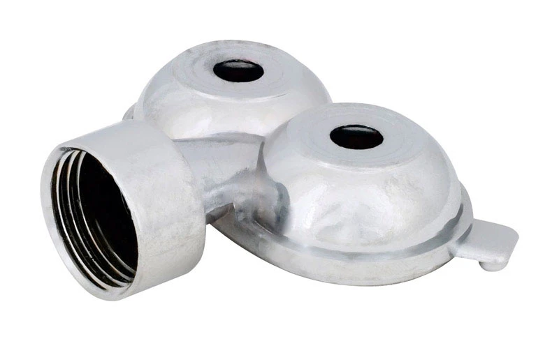 Metal Non-tipping Base Twin Spot Sprinkler For 700 Sq Ft Coverage