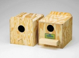 Regular Parakeet Nest Box, Model 1574, 6.3" X 7.87" X 9.45"