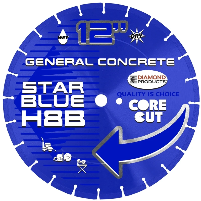 Core Cut Star Blue High-speed Blade 12-inch X 0.110-inch