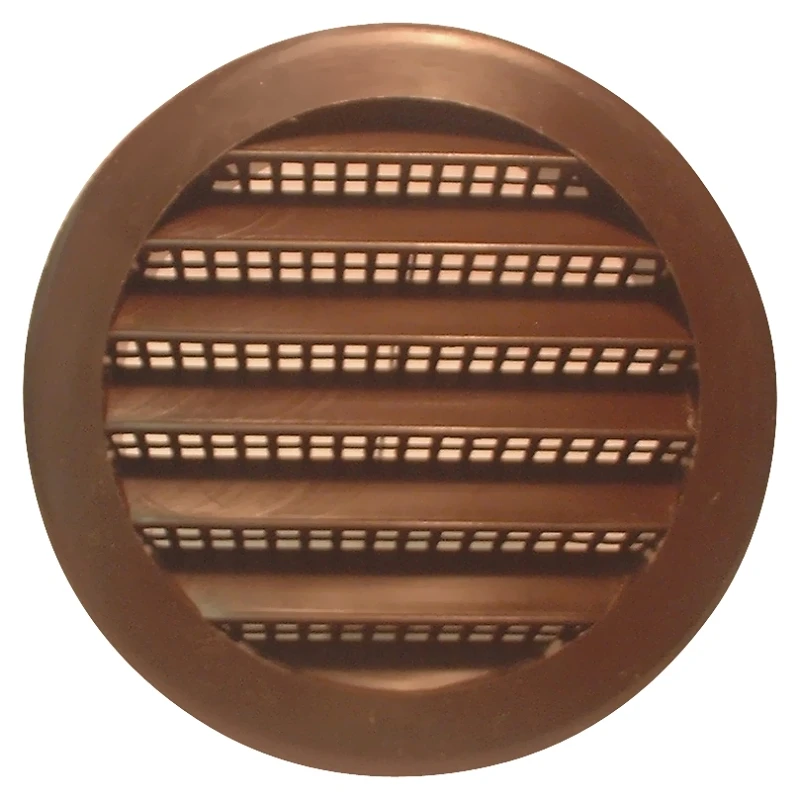 3 Inch Round Brown Plastic Screen Louver By Maurice Franklin - Model Plb-100