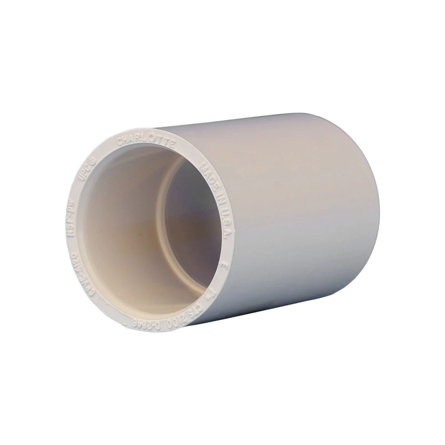 1 In. Solvent Weldable Cpvc Coupling With Stop - Cts 02100 1000ha