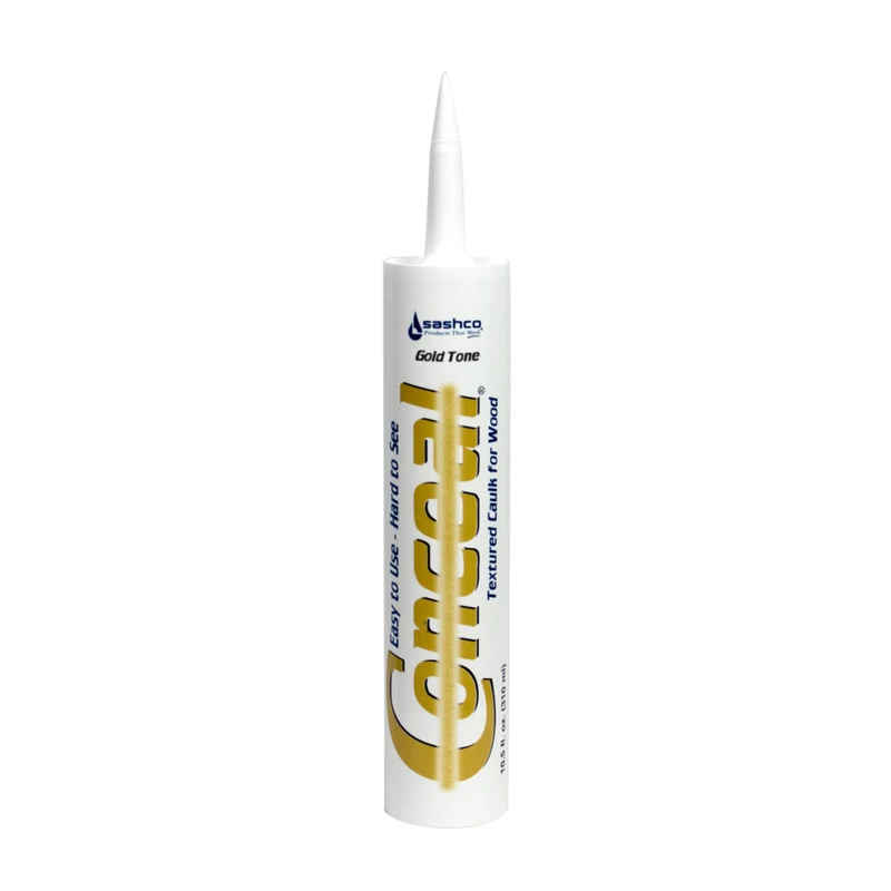 Sashco Conceal Gold Tone Acrylic Latex Caulk 10.5 oz.