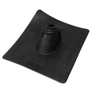 551143bl Flexible Roof Flashing, 16.3 In W X 18.08 In L, Black Thermoplastic