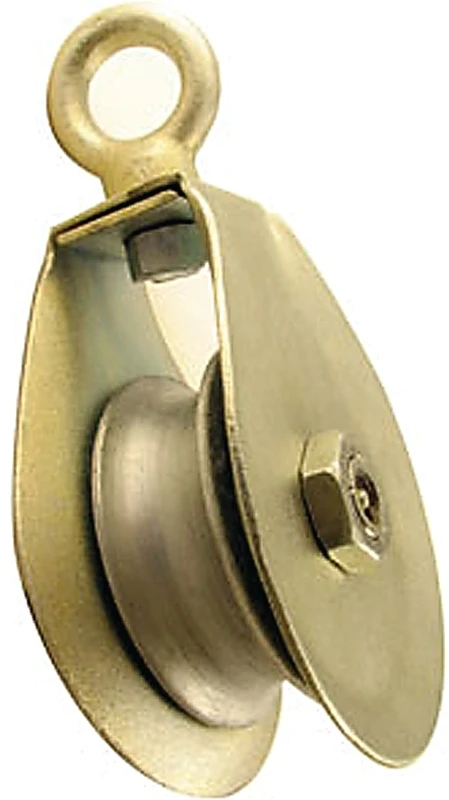 Sm-2 Swivel Eye Rope Pulley, 4 Inch Diameter, 1 Ton Capacity