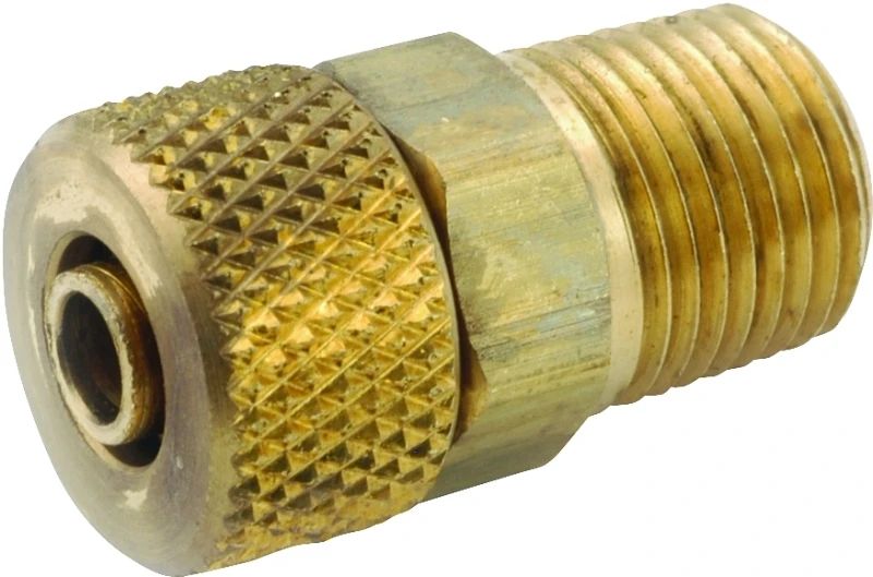 50868-0402 Plastic Tubing Connector 1/4" X 1/8" Brass Adapter