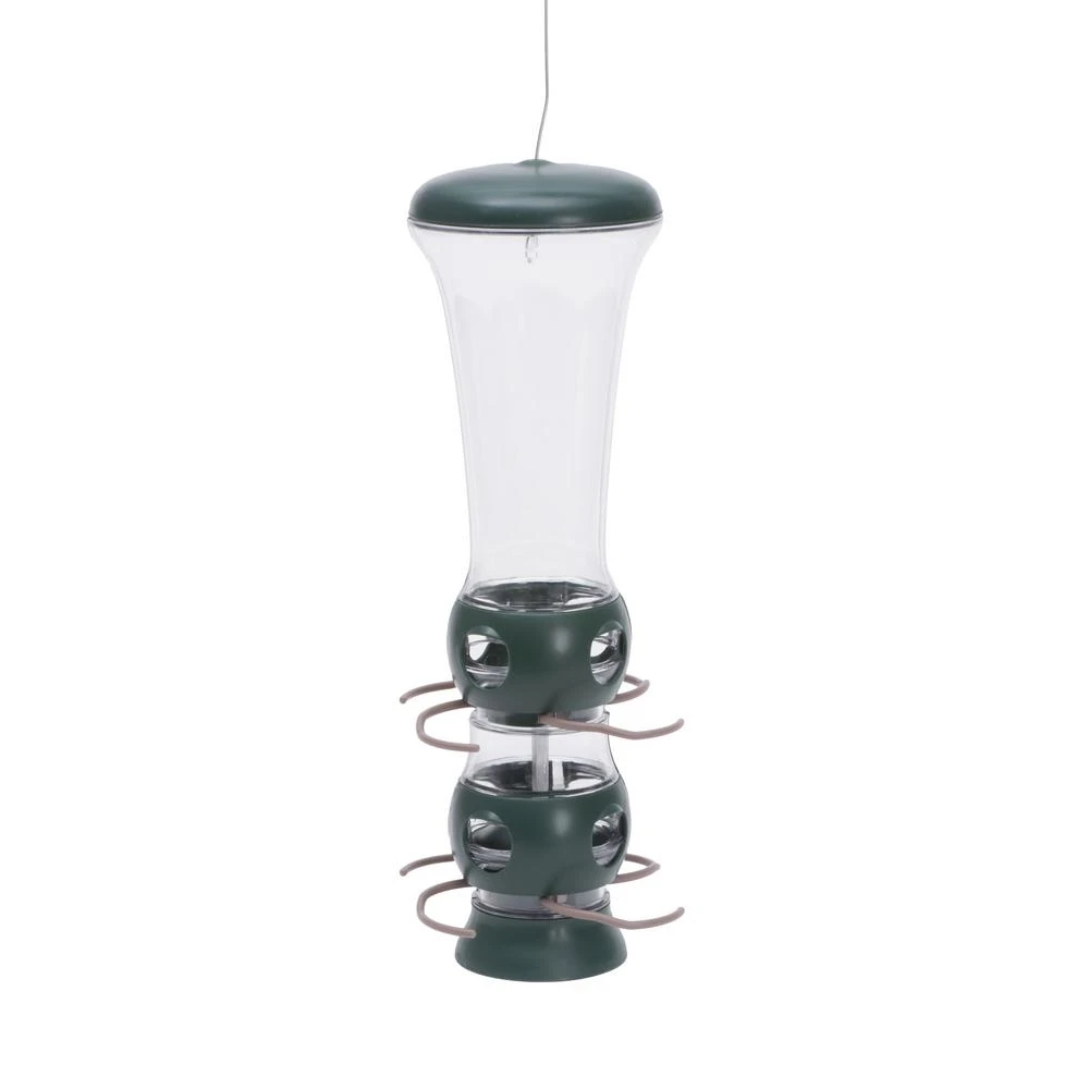 Garden Song Select-a-bird Tube Bird Feeder - 3.5 Lb Capacity, Model 102-4, Green