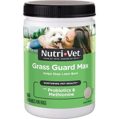 Nutri-Vet Grass Guard Max Liver Flavor Dog Lawn Care Supplement (365 tablets)