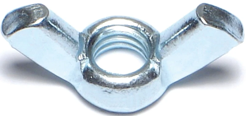 Zinc Plated Wing Nut 5/16-18 Cold Forged Steel Model 03805