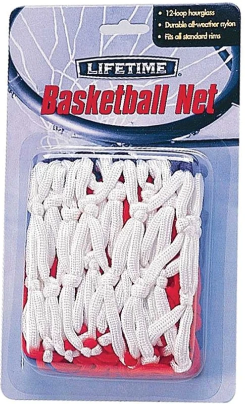 0776 All-weather Basketball Net, Nylon, Red/white/blue