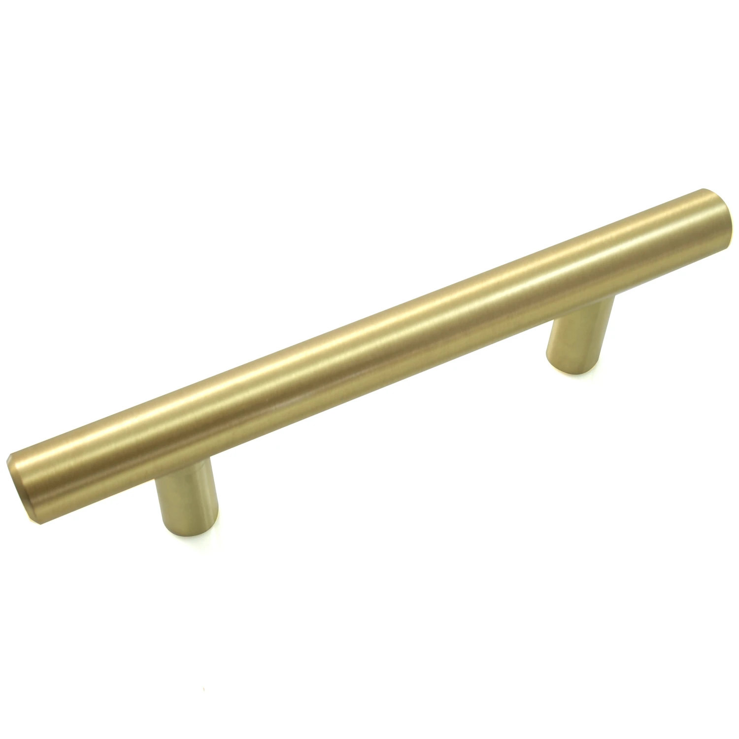 Melrose 3 In. Satin Brass T-bar Cabinet Drawer Pull - Model 87014