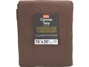 16x20 10oz Heavy-duty Canvas Tarpaulin Tcr10016020t For Outdoor Use