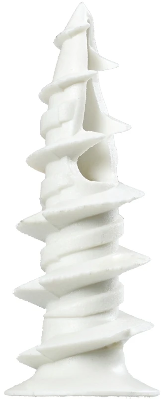 Walldriller Hollow Long Wall Anchor With Screw, No 8, Nylon, Model 029s