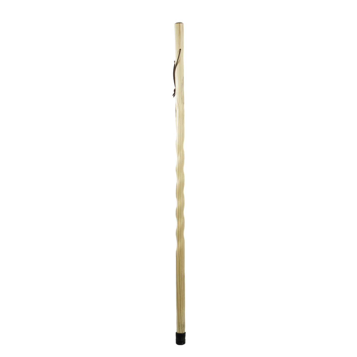 48" Texas Traveler Natural Wood Walking Stick With Rubber Ferrule - Model 602-3000-1433