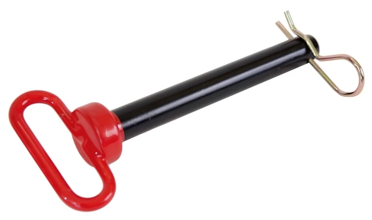 4011213 1/2 In. X 3-5/8 In. Vinyl Handle Hitch Pin, Grade 5, Heat-treated Steel