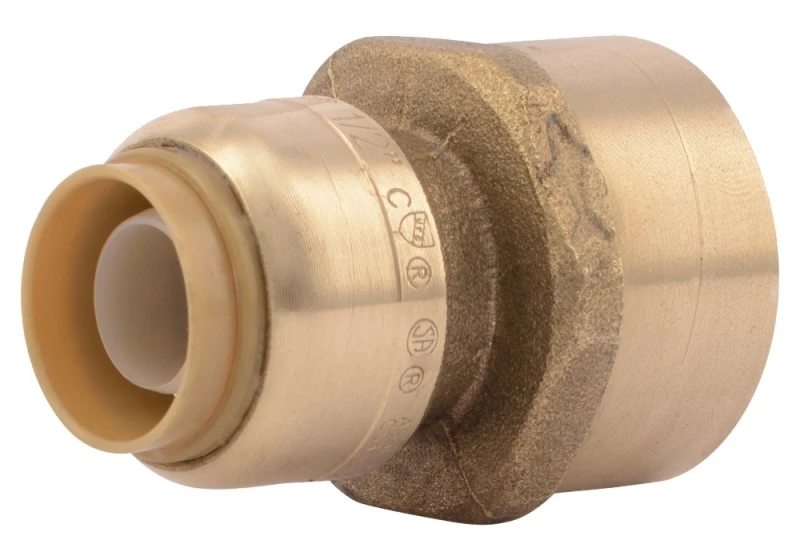 1/2 In. X 3/4 In. Fnpt Reducing Brass Push-to-connect Female Adapter