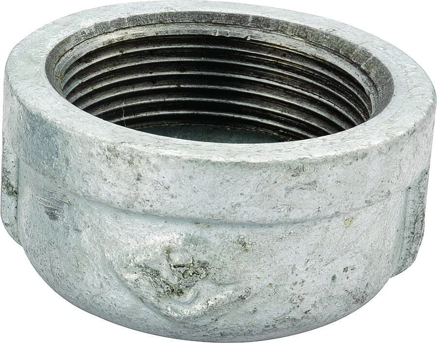 3/8 Inch Galvanized Malleable Iron Pipe Cap - Model 18-3/8g